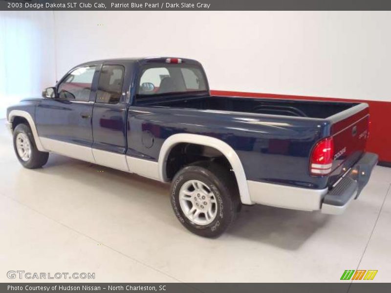 Patriot Blue Pearl / Dark Slate Gray 2003 Dodge Dakota SLT Club Cab