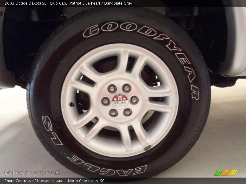 Patriot Blue Pearl / Dark Slate Gray 2003 Dodge Dakota SLT Club Cab