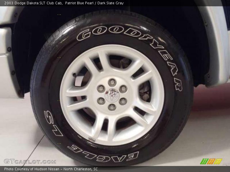 Patriot Blue Pearl / Dark Slate Gray 2003 Dodge Dakota SLT Club Cab