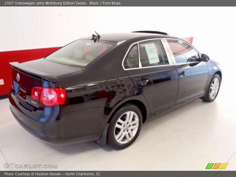 Black / Pure Beige 2007 Volkswagen Jetta Wolfsburg Edition Sedan