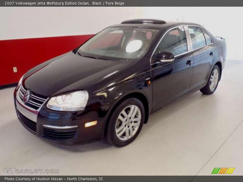 Black / Pure Beige 2007 Volkswagen Jetta Wolfsburg Edition Sedan