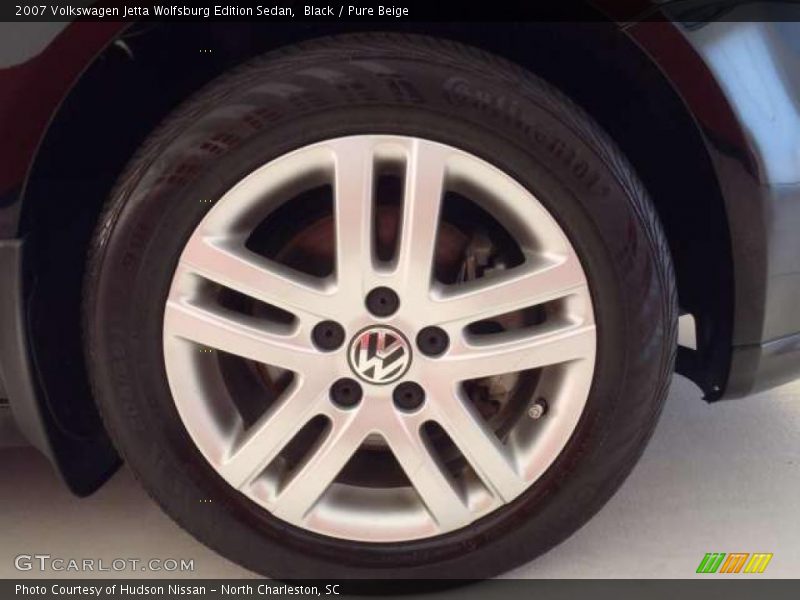 Black / Pure Beige 2007 Volkswagen Jetta Wolfsburg Edition Sedan