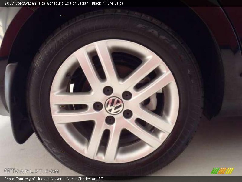 Black / Pure Beige 2007 Volkswagen Jetta Wolfsburg Edition Sedan