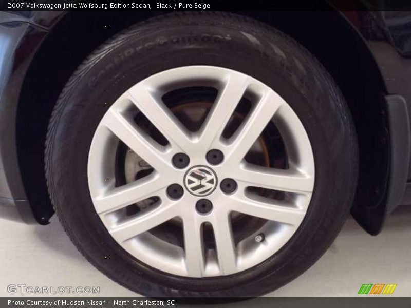 Black / Pure Beige 2007 Volkswagen Jetta Wolfsburg Edition Sedan