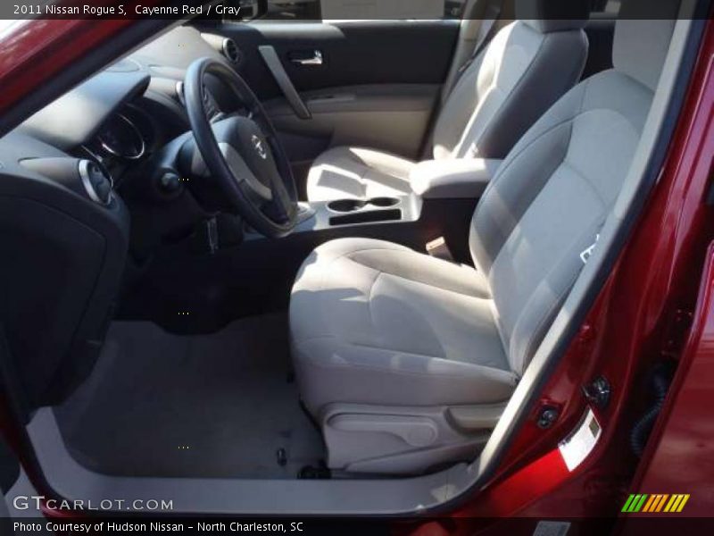 Cayenne Red / Gray 2011 Nissan Rogue S
