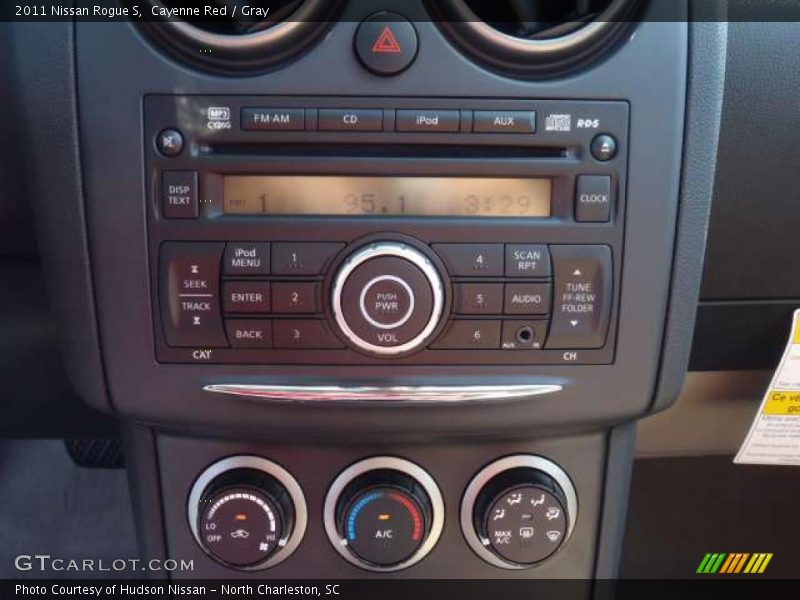 Cayenne Red / Gray 2011 Nissan Rogue S