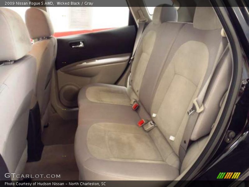 Wicked Black / Gray 2009 Nissan Rogue S AWD
