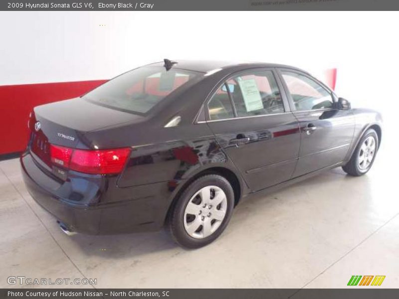 Ebony Black / Gray 2009 Hyundai Sonata GLS V6