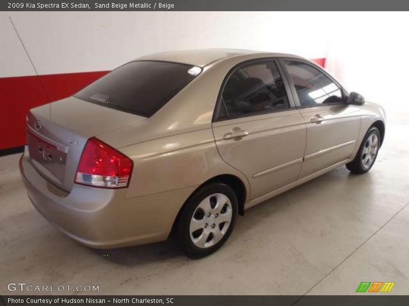 Sand Beige Metallic / Beige 2009 Kia Spectra EX Sedan