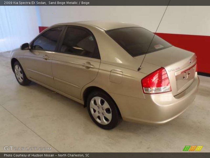 Sand Beige Metallic / Beige 2009 Kia Spectra EX Sedan