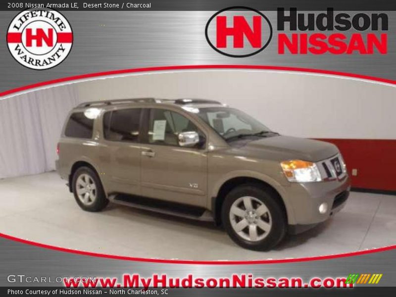 Desert Stone / Charcoal 2008 Nissan Armada LE