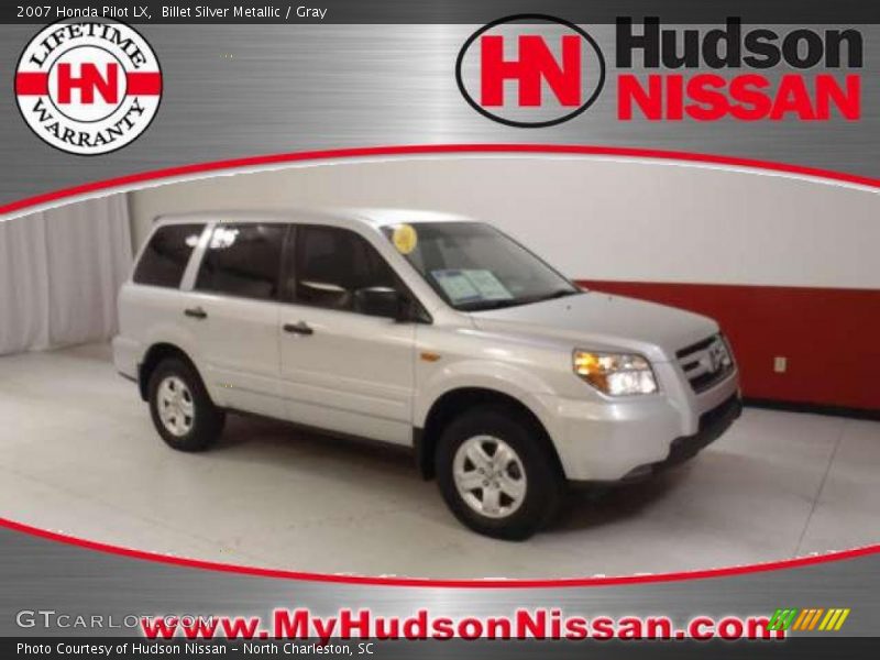 Billet Silver Metallic / Gray 2007 Honda Pilot LX