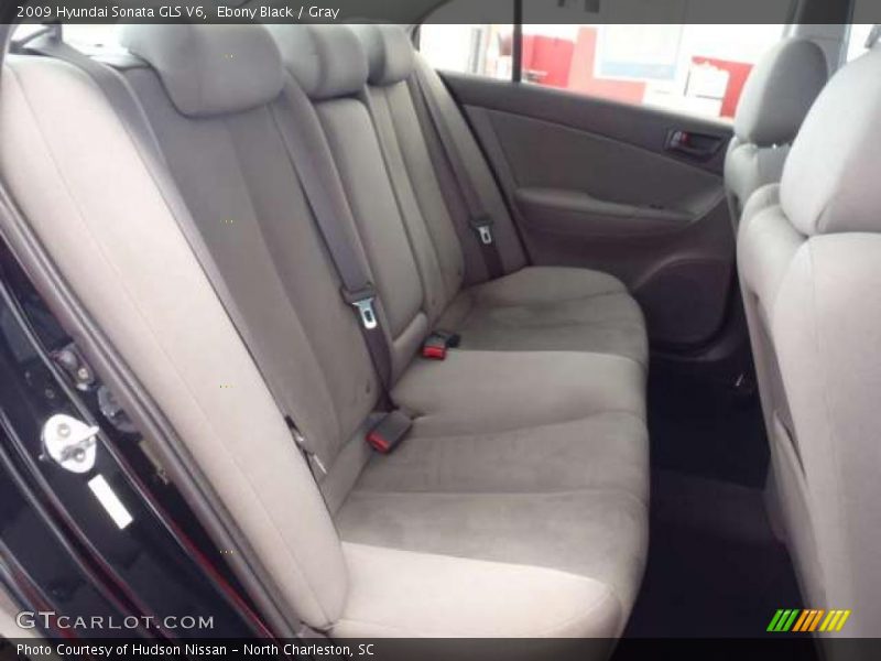 Ebony Black / Gray 2009 Hyundai Sonata GLS V6