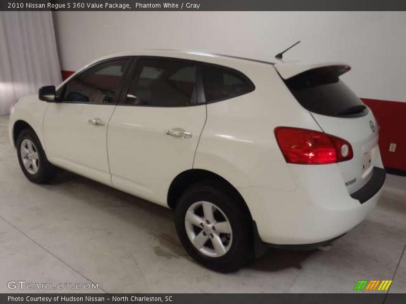 Phantom White / Gray 2010 Nissan Rogue S 360 Value Package