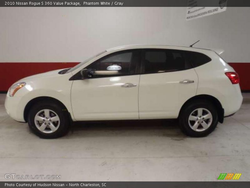 Phantom White / Gray 2010 Nissan Rogue S 360 Value Package