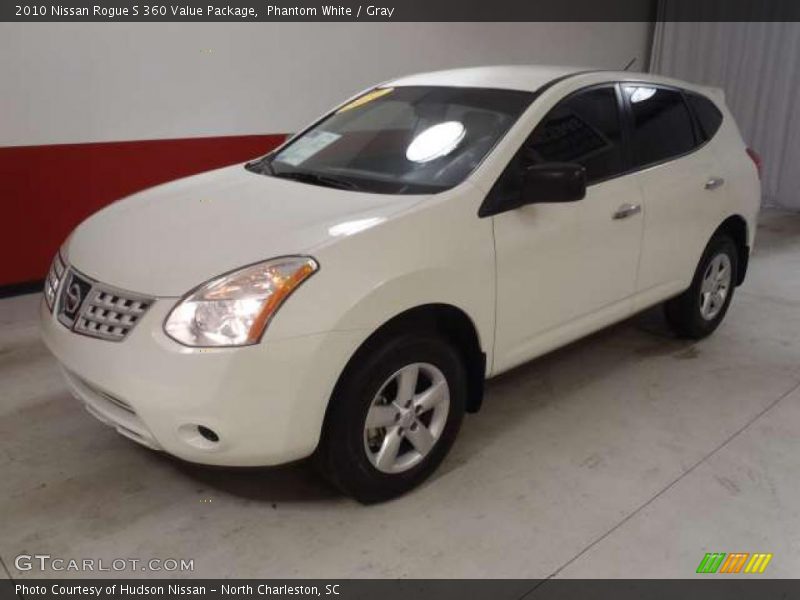 Phantom White / Gray 2010 Nissan Rogue S 360 Value Package