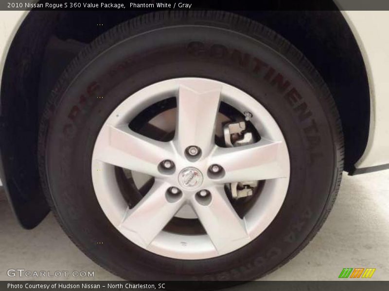 Phantom White / Gray 2010 Nissan Rogue S 360 Value Package