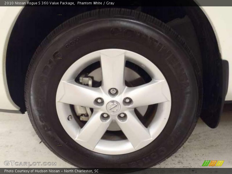Phantom White / Gray 2010 Nissan Rogue S 360 Value Package