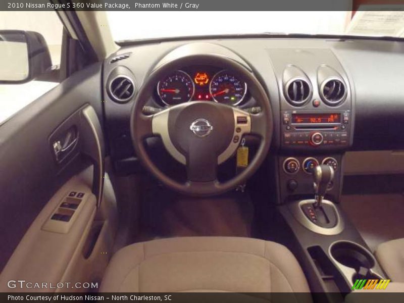 Phantom White / Gray 2010 Nissan Rogue S 360 Value Package