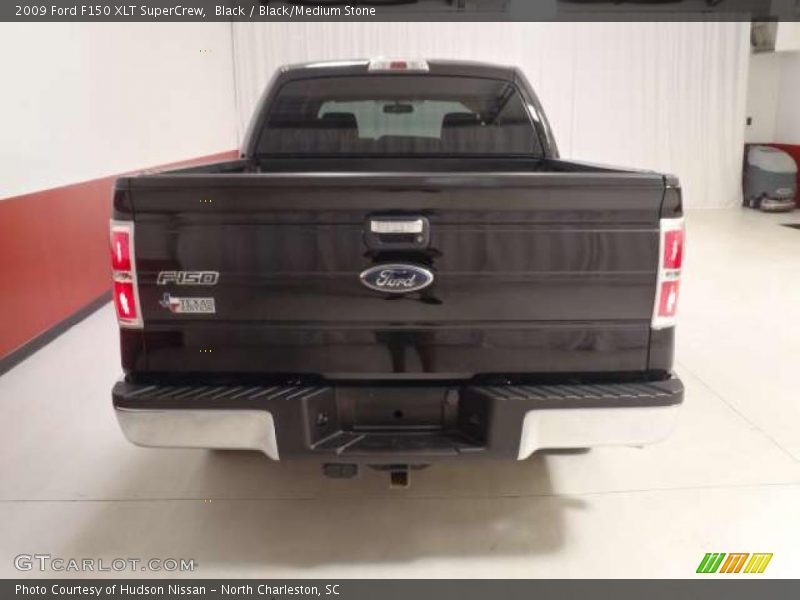Black / Black/Medium Stone 2009 Ford F150 XLT SuperCrew