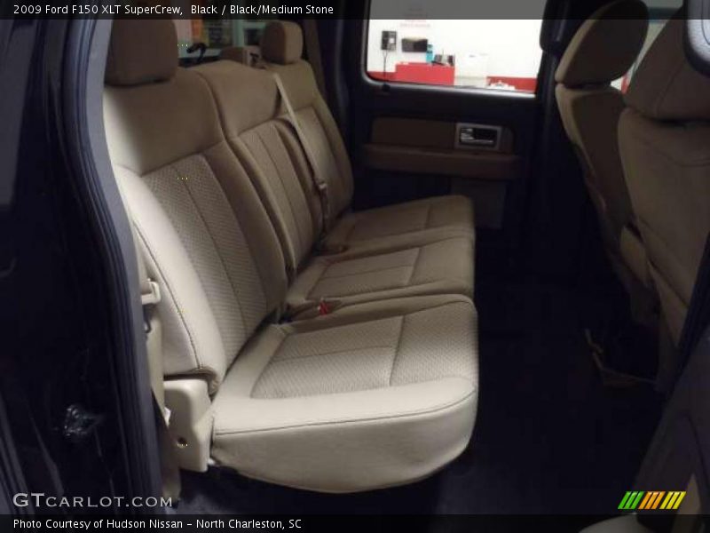 Black / Black/Medium Stone 2009 Ford F150 XLT SuperCrew