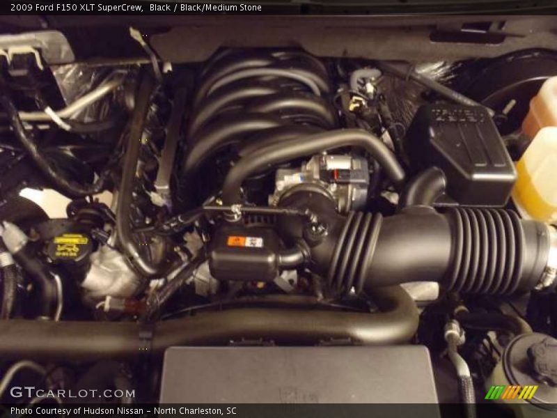 Black / Black/Medium Stone 2009 Ford F150 XLT SuperCrew