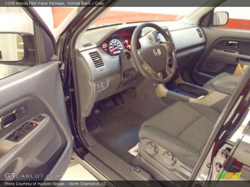 Formal Black / Gray 2008 Honda Pilot Value Package