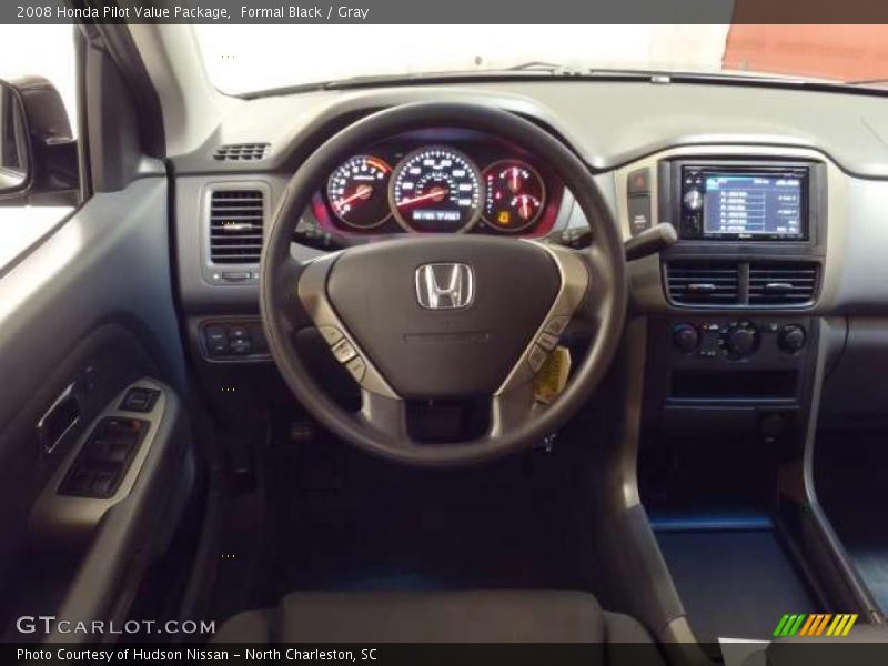 Formal Black / Gray 2008 Honda Pilot Value Package