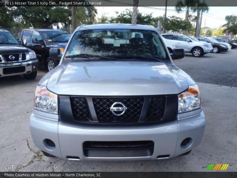 Radiant Silver / Charcoal 2011 Nissan Titan S King Cab