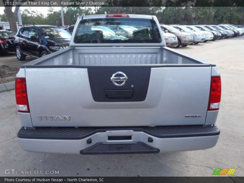 Radiant Silver / Charcoal 2011 Nissan Titan S King Cab