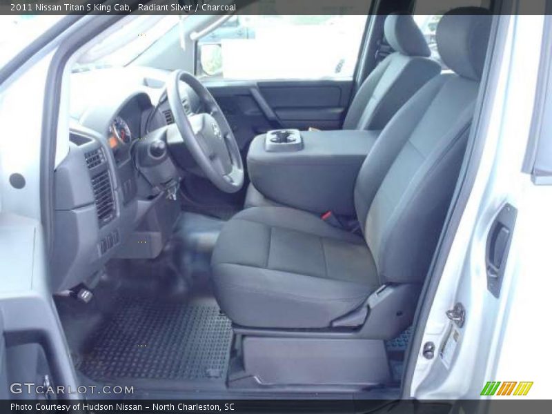 Radiant Silver / Charcoal 2011 Nissan Titan S King Cab