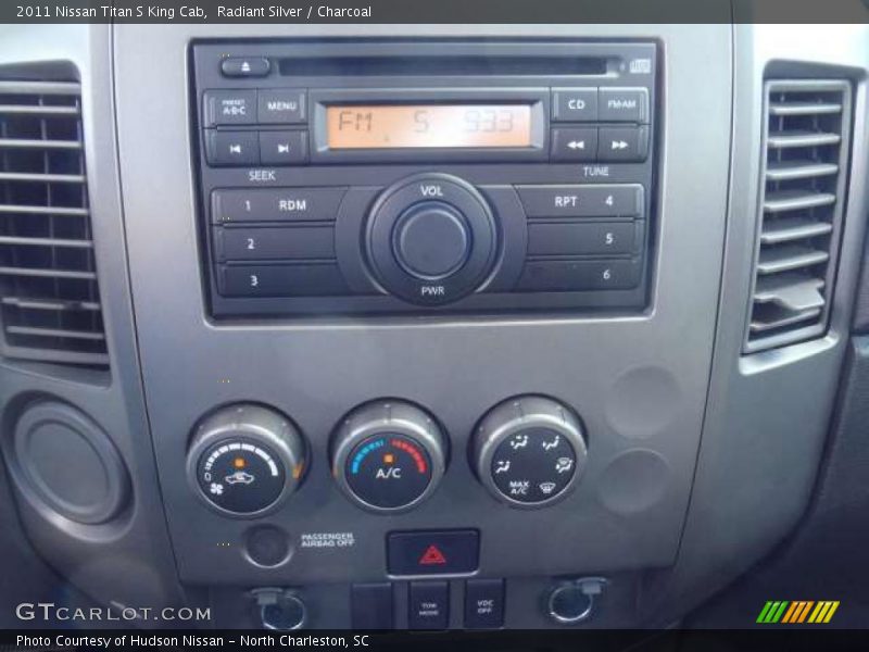 Radiant Silver / Charcoal 2011 Nissan Titan S King Cab
