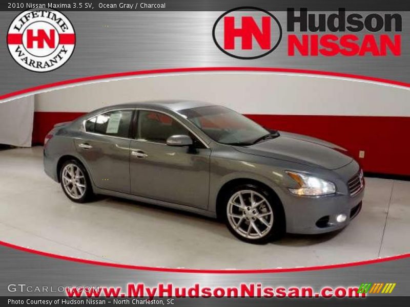 Ocean Gray / Charcoal 2010 Nissan Maxima 3.5 SV