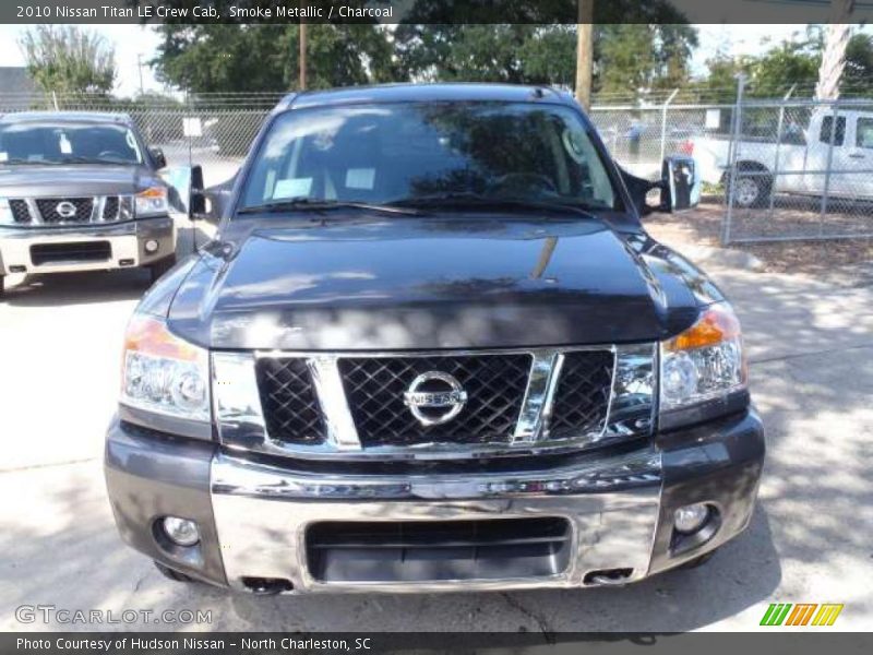 Smoke Metallic / Charcoal 2010 Nissan Titan LE Crew Cab