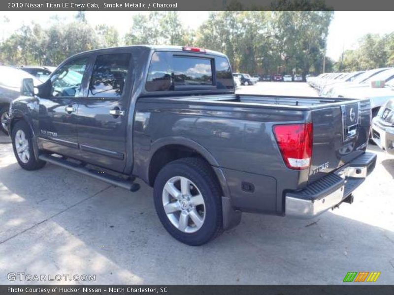 Smoke Metallic / Charcoal 2010 Nissan Titan LE Crew Cab
