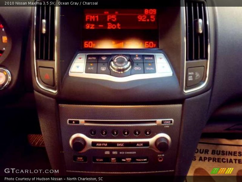 Ocean Gray / Charcoal 2010 Nissan Maxima 3.5 SV
