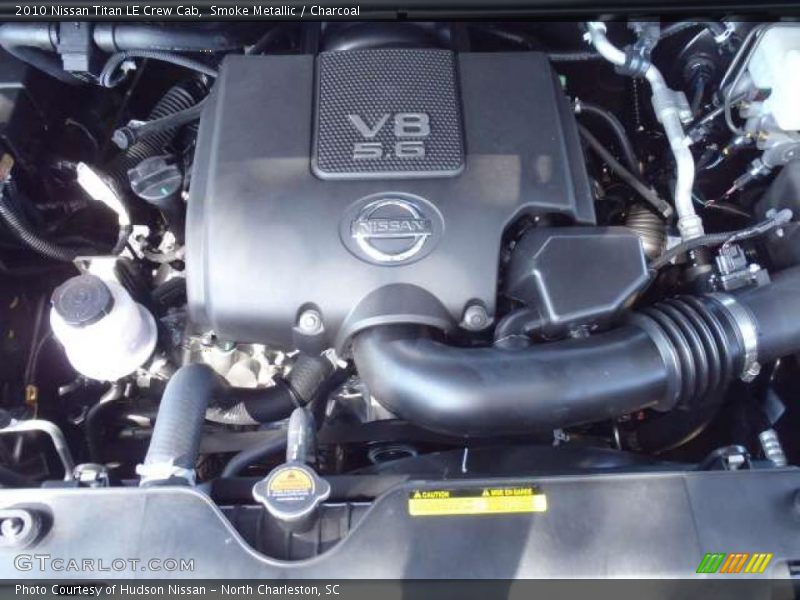 Smoke Metallic / Charcoal 2010 Nissan Titan LE Crew Cab
