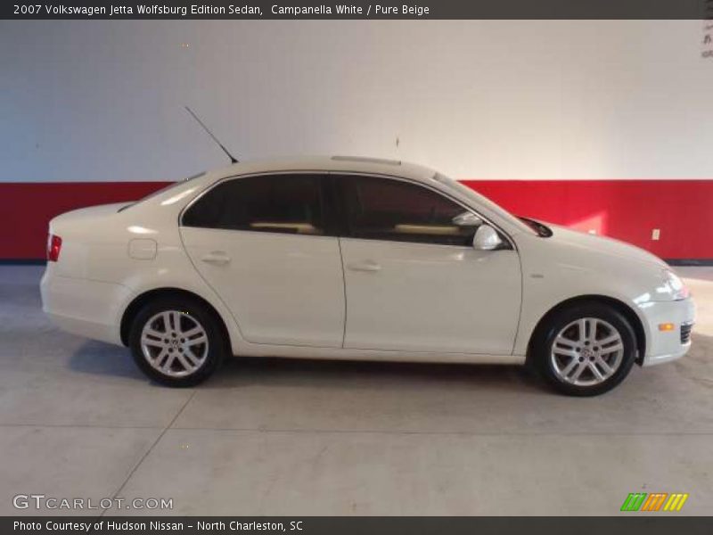 Campanella White / Pure Beige 2007 Volkswagen Jetta Wolfsburg Edition Sedan