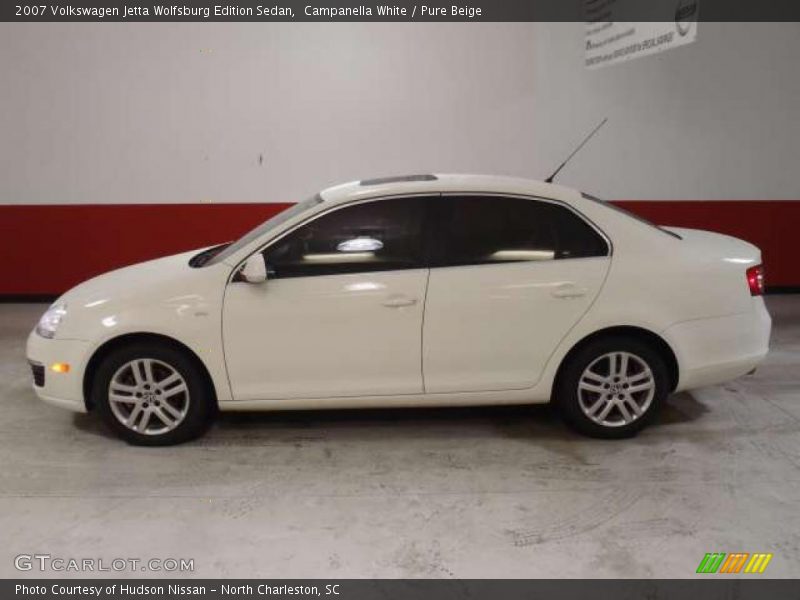 Campanella White / Pure Beige 2007 Volkswagen Jetta Wolfsburg Edition Sedan