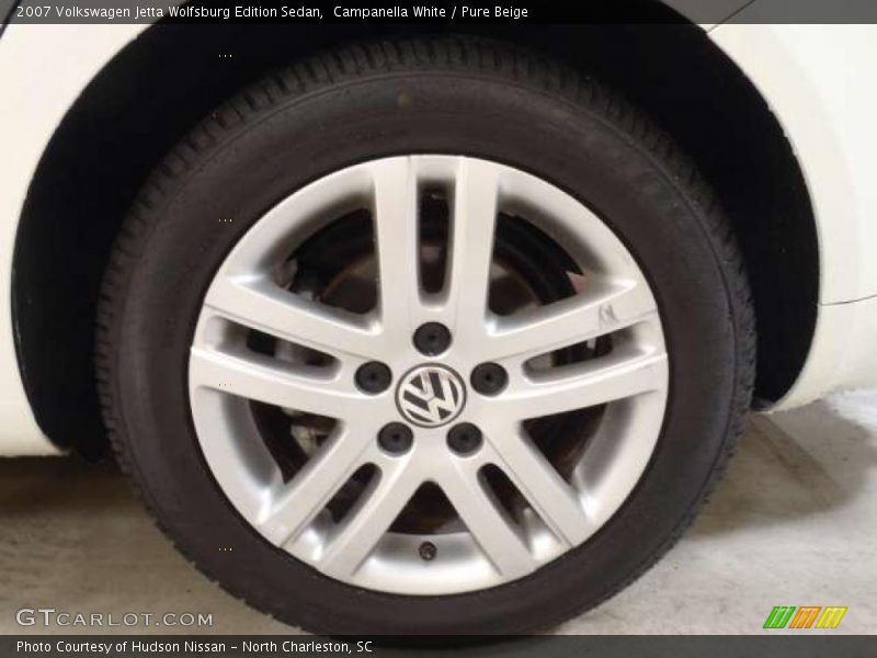 Campanella White / Pure Beige 2007 Volkswagen Jetta Wolfsburg Edition Sedan