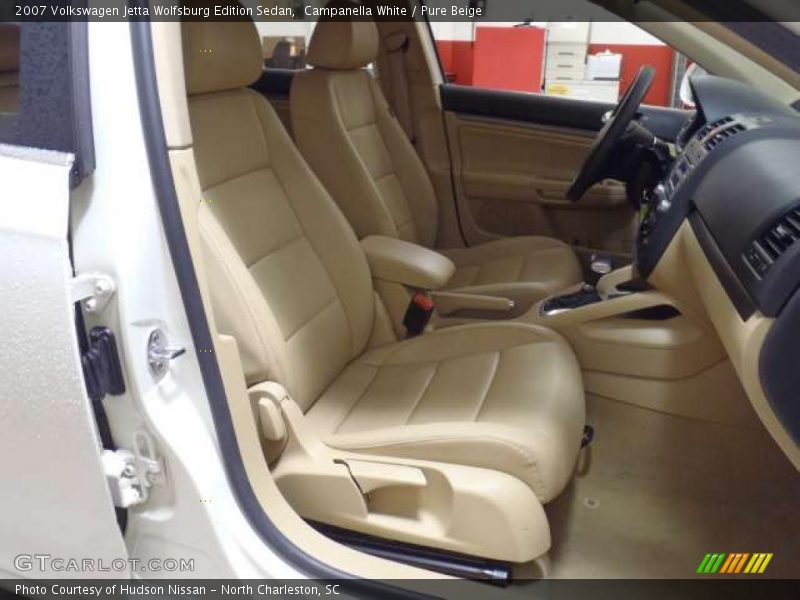 Campanella White / Pure Beige 2007 Volkswagen Jetta Wolfsburg Edition Sedan