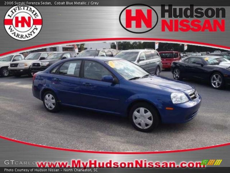 Cobalt Blue Metallic / Grey 2006 Suzuki Forenza Sedan