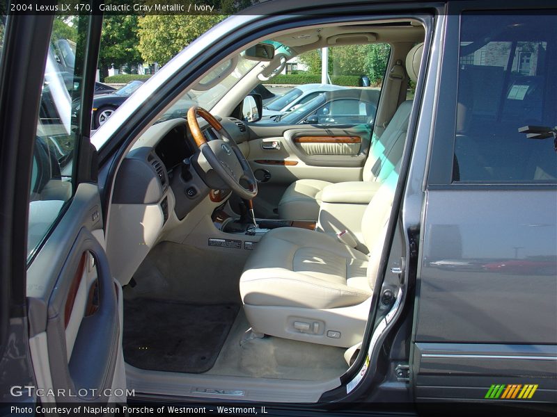 Galactic Gray Metallic / Ivory 2004 Lexus LX 470