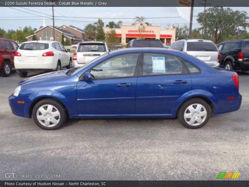 Cobalt Blue Metallic / Grey 2006 Suzuki Forenza Sedan