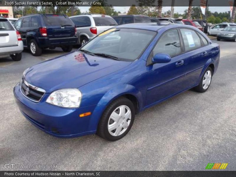 Cobalt Blue Metallic / Grey 2006 Suzuki Forenza Sedan