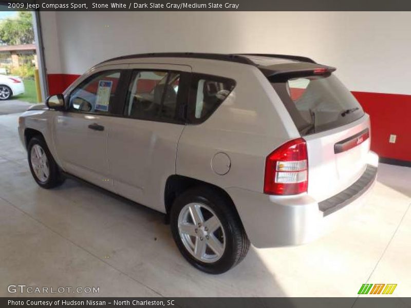 Stone White / Dark Slate Gray/Medium Slate Gray 2009 Jeep Compass Sport