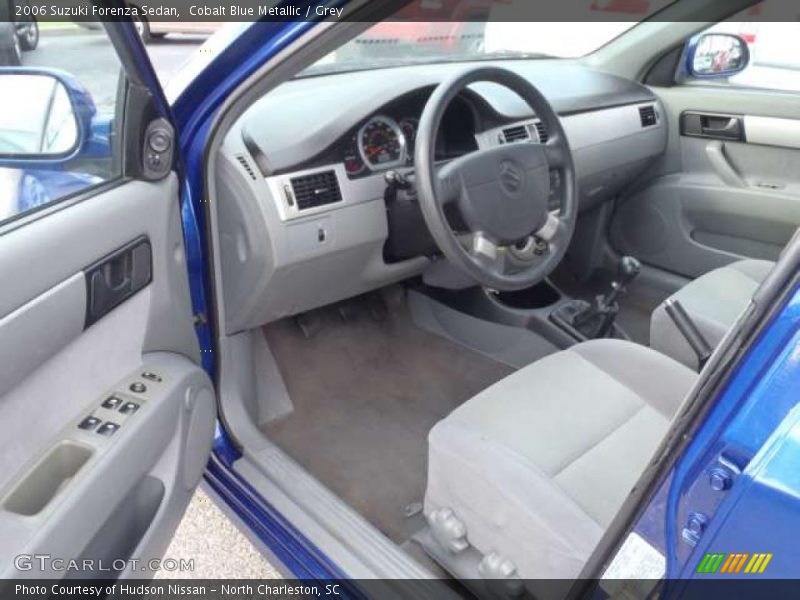 Cobalt Blue Metallic / Grey 2006 Suzuki Forenza Sedan
