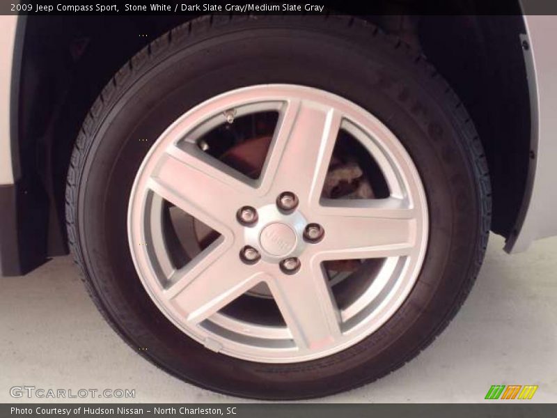 Stone White / Dark Slate Gray/Medium Slate Gray 2009 Jeep Compass Sport