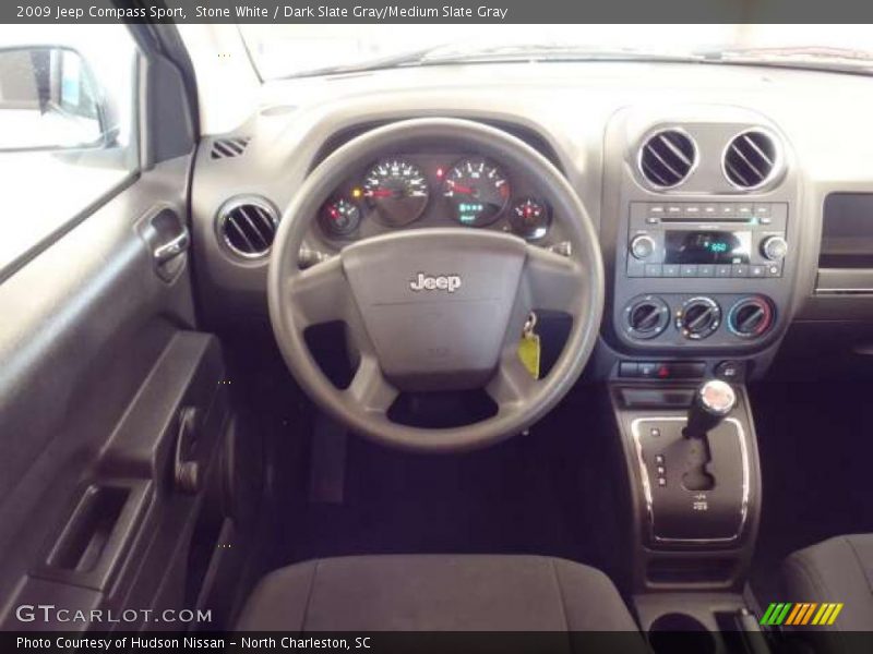 Stone White / Dark Slate Gray/Medium Slate Gray 2009 Jeep Compass Sport