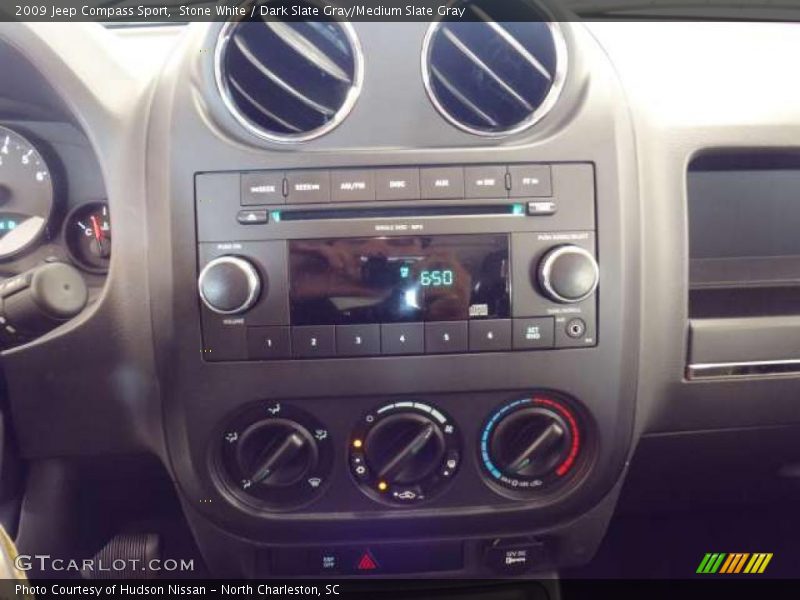 Stone White / Dark Slate Gray/Medium Slate Gray 2009 Jeep Compass Sport